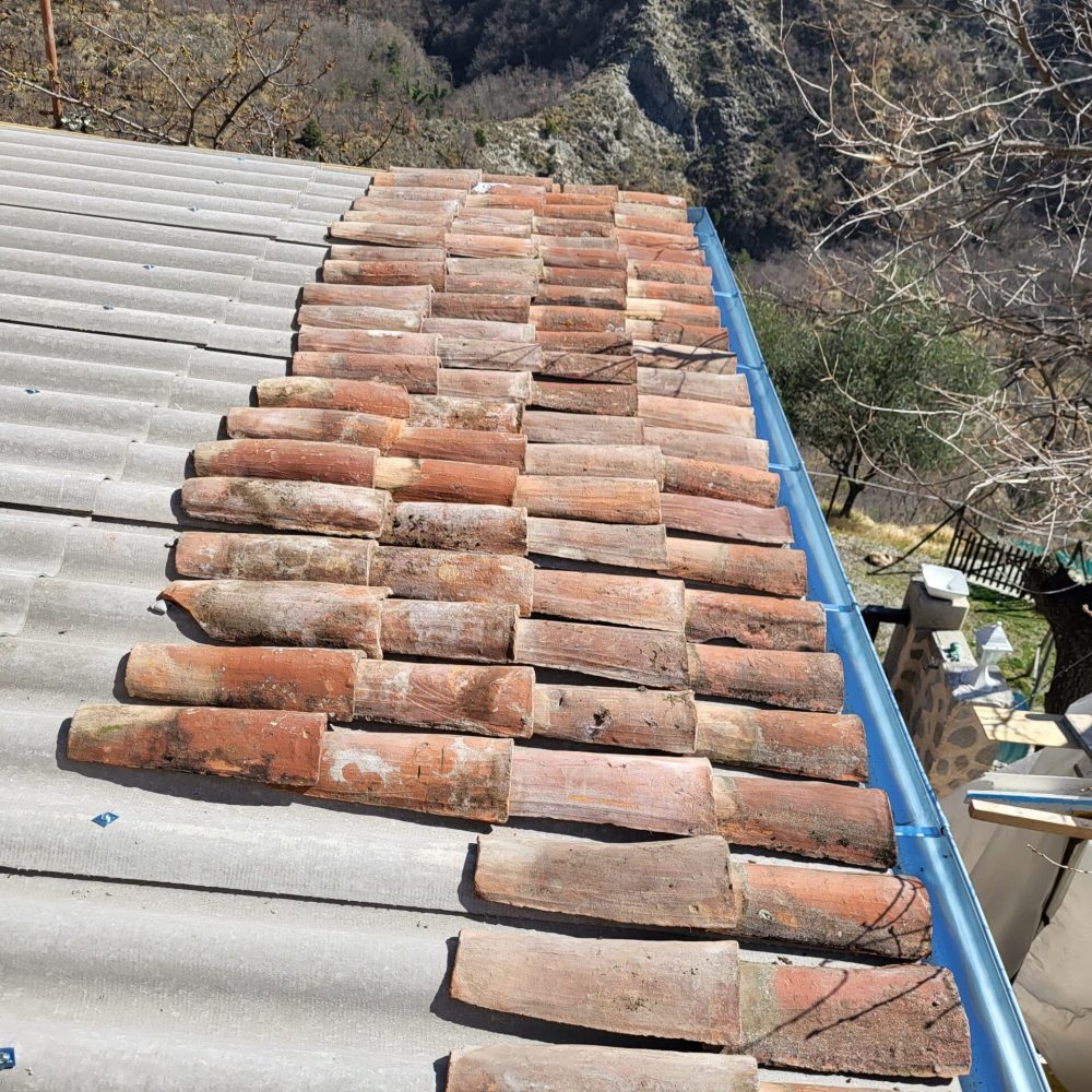 Rénovation de toiture à Menton