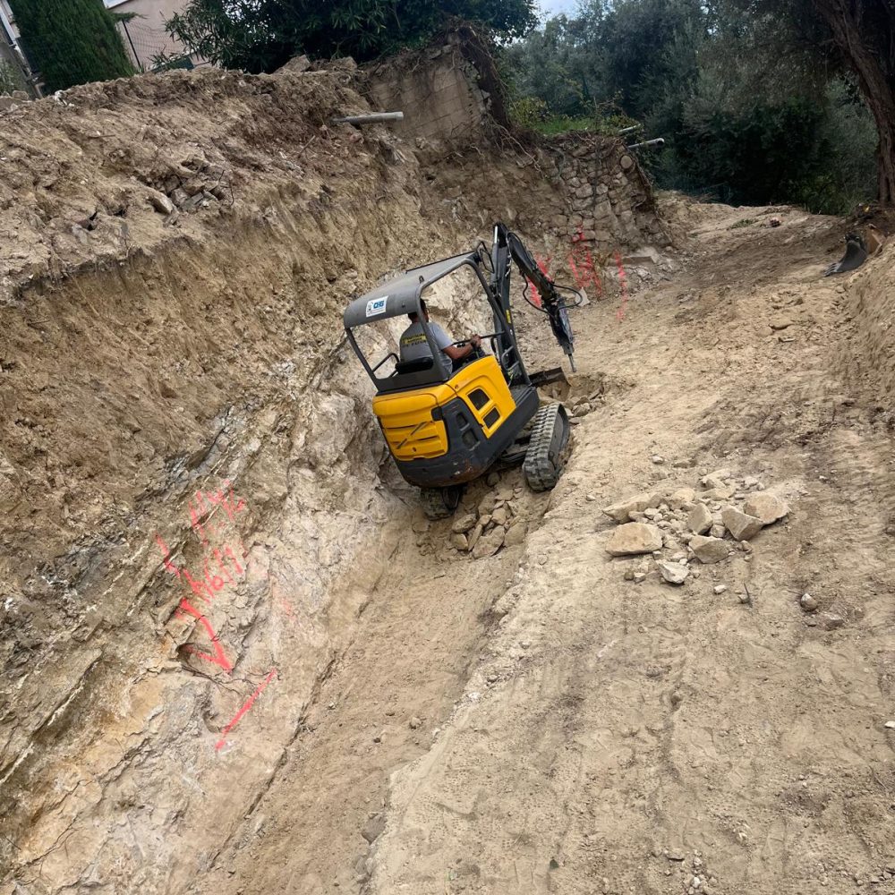 Expert en terrassement à Menton